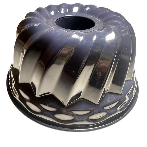 Dr Oetker Gugelhupf bundt 10" x 5" Baking Enamelled Pastry Form Sponge cake BLUE - Picture 3 of 15